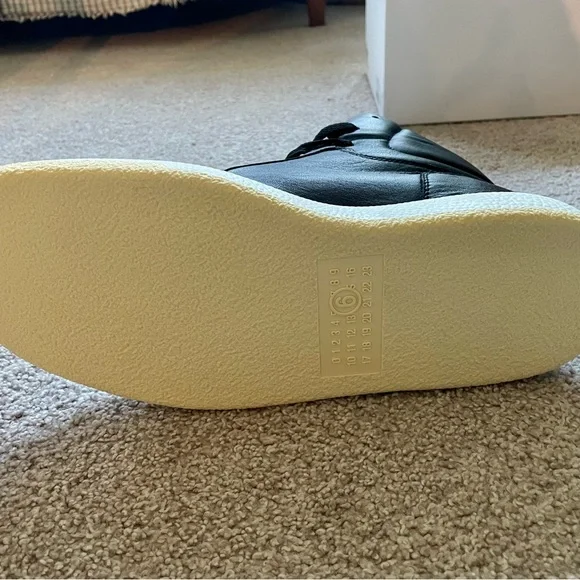 MM6 Maison Margiela Black Basketball Sneakers - Picture 3 of 5